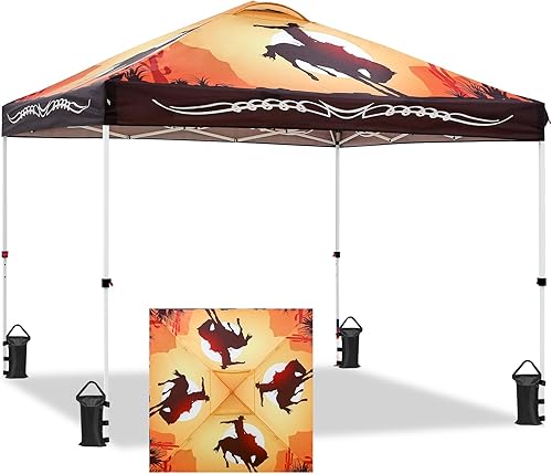 Miniatura 29 de EAGLE PEAK Tienda de campaña desplegable con bolsa de transporte con ruedas, 8 estacas, 4 cuerdas, toldo de tienda de campaña fácil de instalar, 6.6