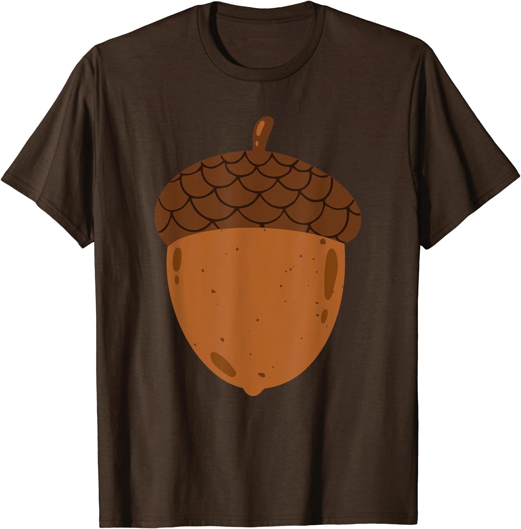 Funny Easy Lazy Halloween Matching FamilyBig Acorn Costume Cute Easy Food Halloween T-Shirt