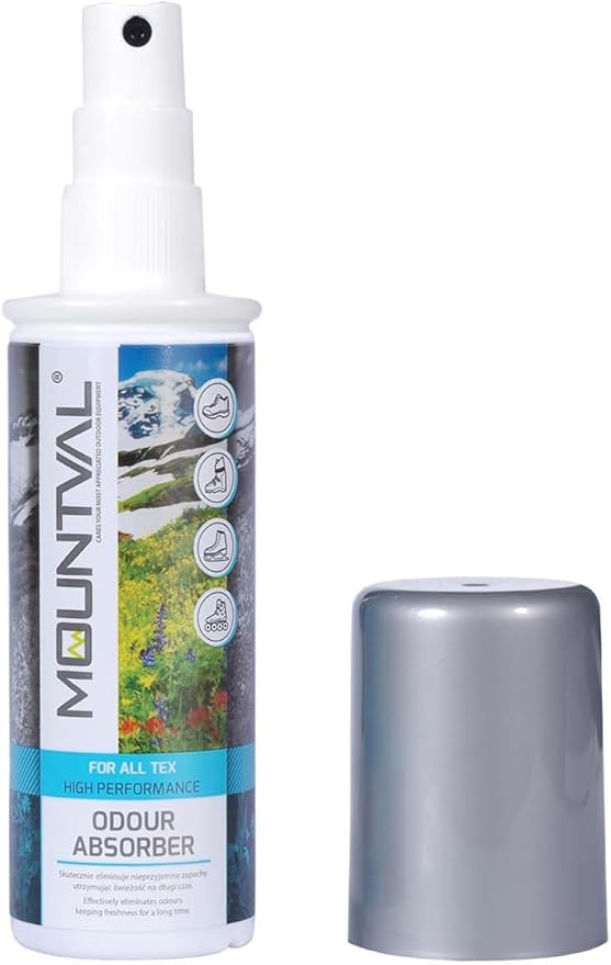 Amazon Mountval 臭気吸収剤 スプレー式 スポーツシューズ トレッキングシューズ スポーツウェア 100ml Mountval スポーツ アウトドア
