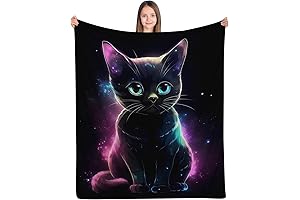 Catnap Blanket: A Cosmic Adventure for Feline Fans
