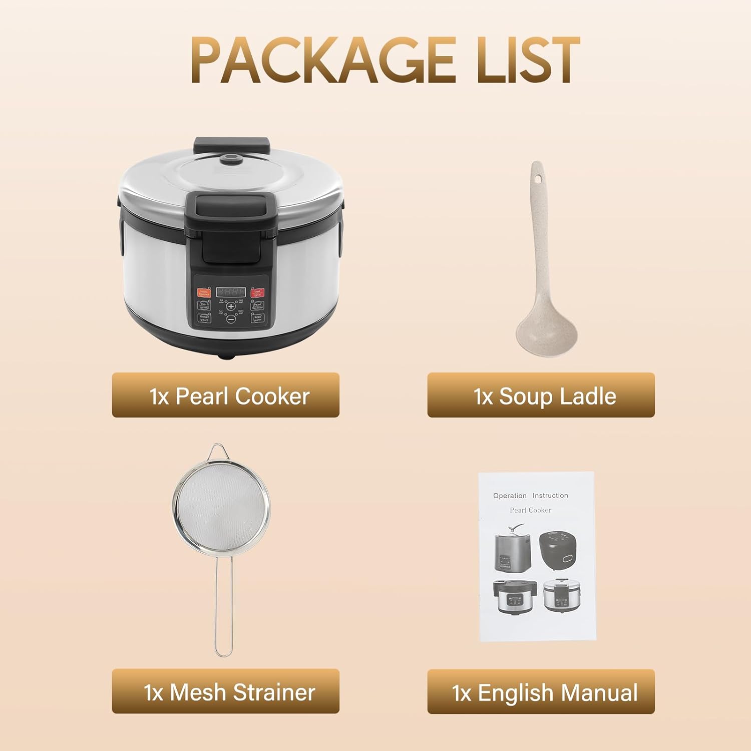 16L Boba Cooker Boba Maker Machine, Commercial Pearl Maker for Bubble Tea with Soup & Mesh Strainer, Automatic Tapioca Pearls Cooker for Restaurants, Milk Tea Stores, Dessert Stores, Lounge Bars