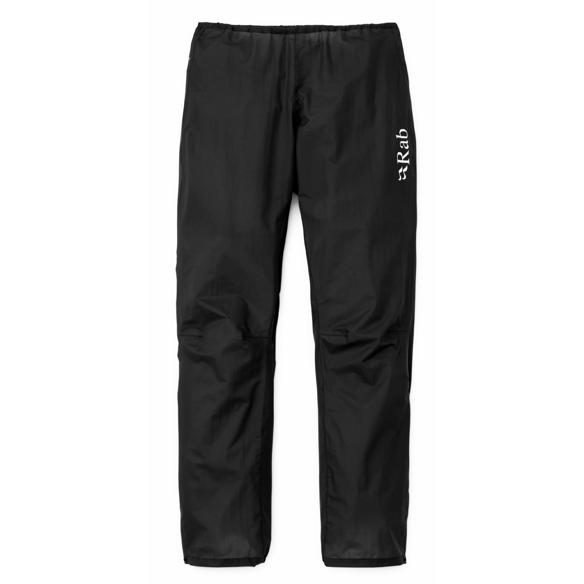 Rab Men's Ebony Phantom Pants - Ultralight Waterproof Breathable Rain Trousers For Trail Running & Hiking - Small