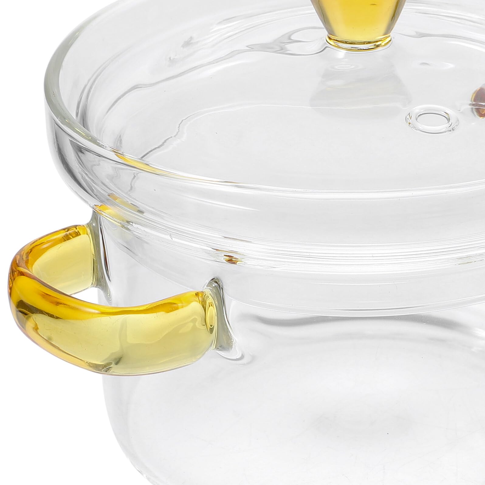 Hochtemperatur Dampf Eierschale aus Glas mit Deckel 300 Ml