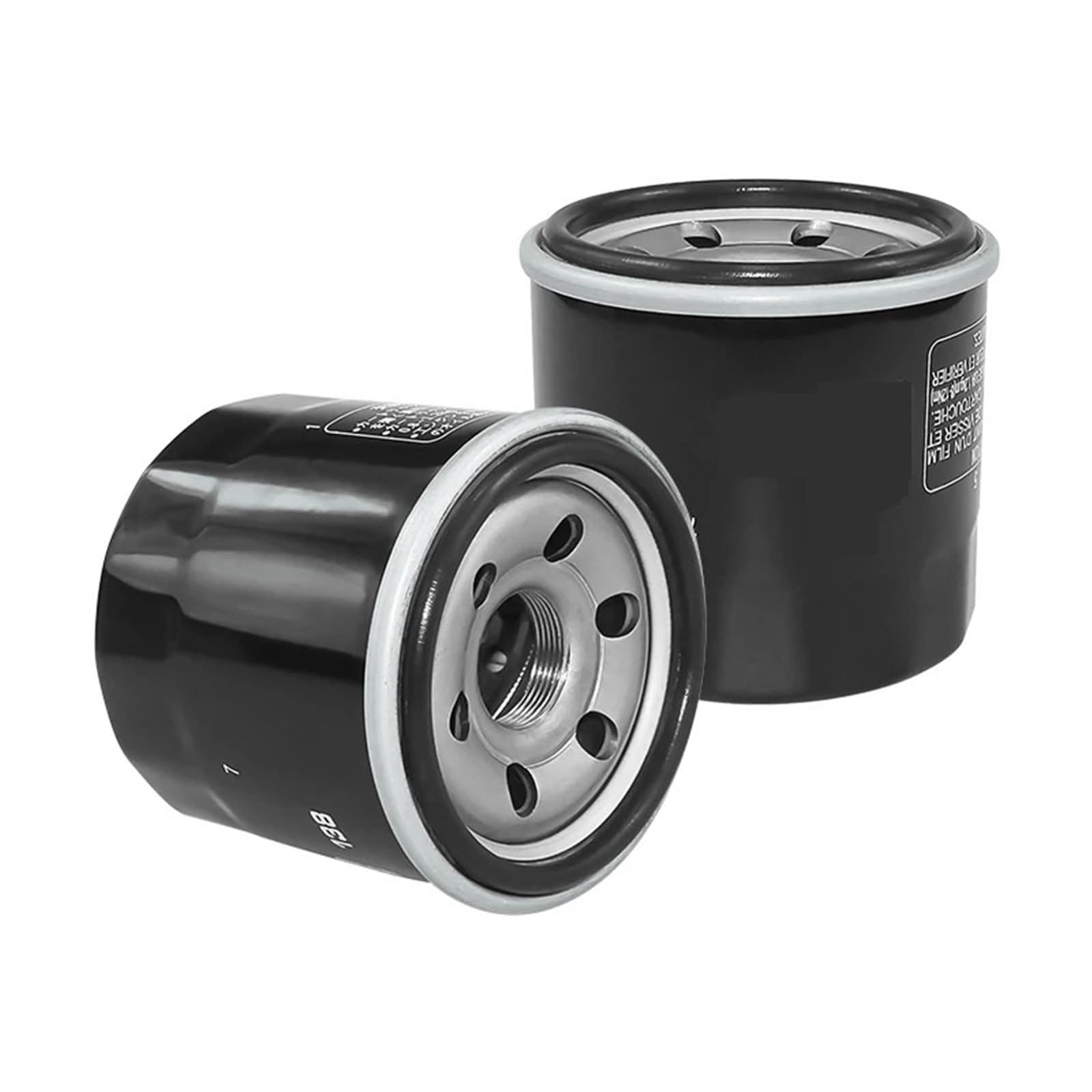 filtr oleju ze stopu filtr oleju do motocykli Do GSX600F Katana GSX1200 Inazuma GSX1250F BKing GSX1300R Do Hayabusa GSX1400 filtr oleju motocyklowego(Black-2 pcs)