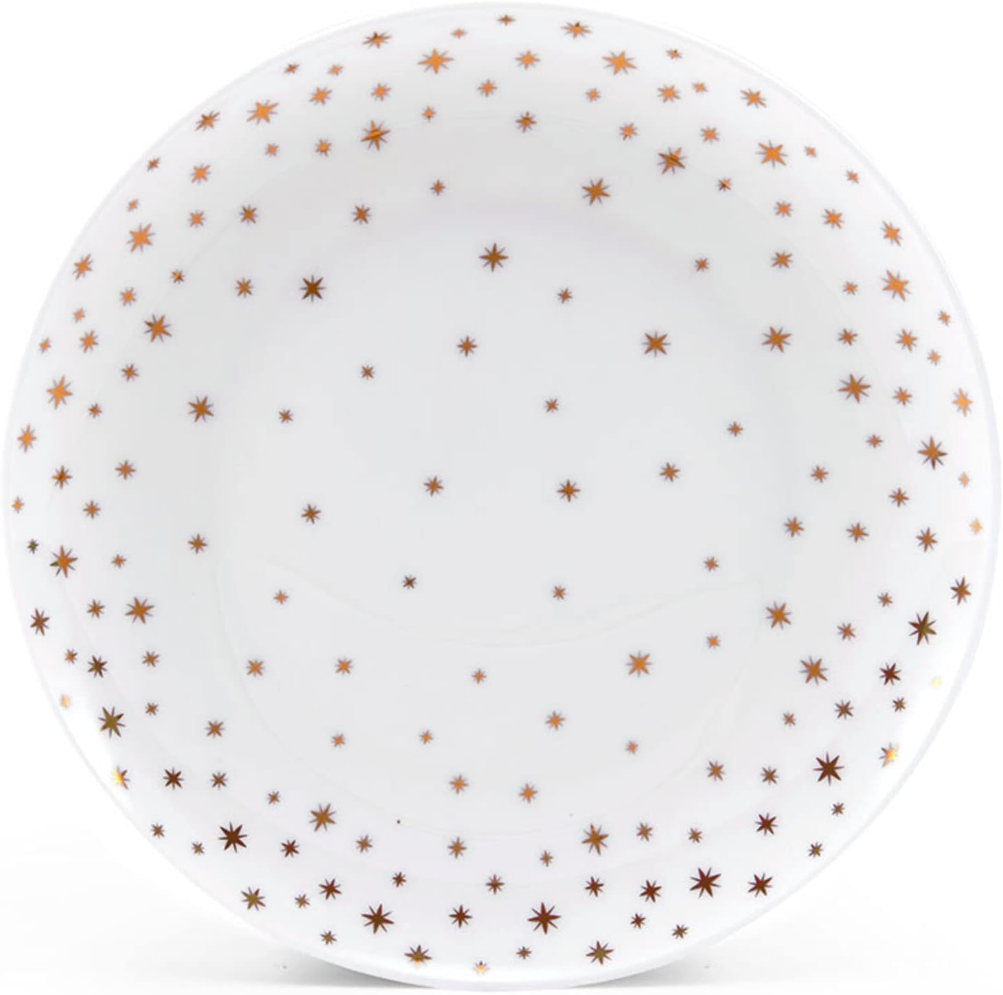 Mikasa Millie Gold Metallic Set of 4 Salad Plates, 9 Inch