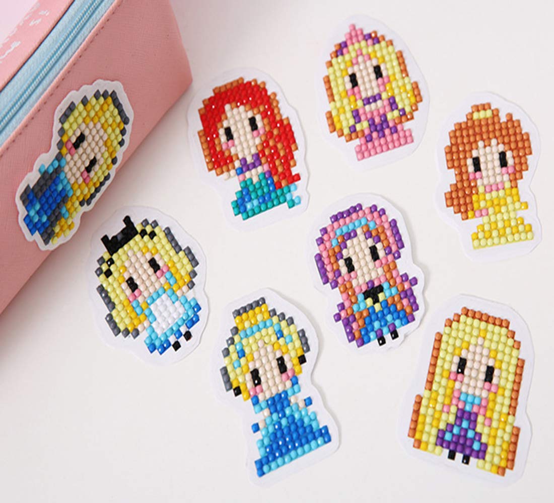 Kit Completo Di Pittura A Mosaico Con Diamantini 5D Per Bambini – 19 Adesivi, Penna, Vassoio, Regalo Creativo