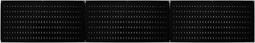 Miniatura 2 de Wall Control - Tablero de clavijas para pared, paquete de 3 tableros de clavijas horizontales de metal de 16 pulgadas de alto x 32 pulgadas de