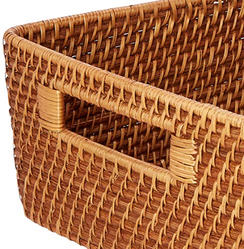 Kouboo 1060121 Laguna Rattan Shelf & Organizing Basket #TOP5