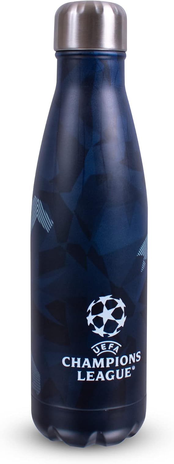 UEFA Champions League 500ml Thermal Vacuum Flask Bottle, Navy