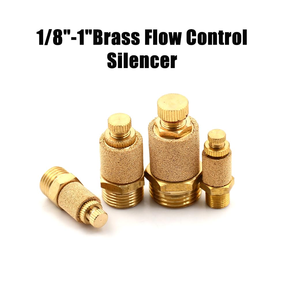 Silenziatore di scarico in bronzo sinterizzato filettatura maschio 1/8″ per cilindri valvole