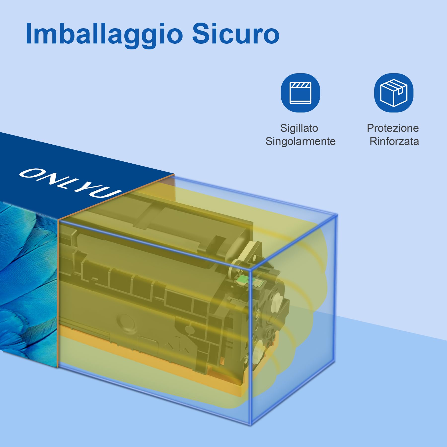 ONLYU 219X con Chip Compatibile per HP 219X 219A Toner per HP Color LaserJet Pro MFP 3302fdw 3302sdw 3302fdwg 3302sdwg 3302fdn 3302fdng 3202dw 3202dn Alta Capacità 4-Pack Nero Ciano Giallo Magenta