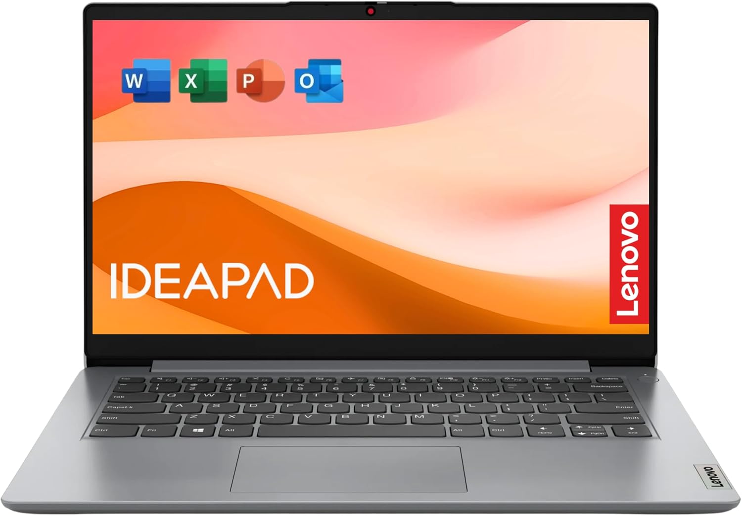 Lenovo IdeaPad Laptop Computer - 20GB RAM - 256GB SSD Storage - Intel Core - Microsoft Office for The Web | Rapid Charging, Webcam, Windows 11 no Mouse | Essential Laptop, Slim, Light
