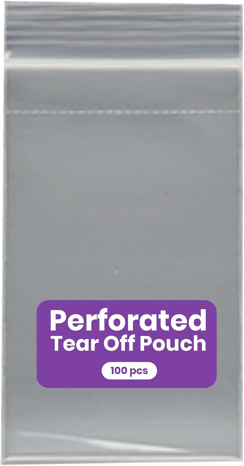 Perforated Tear-Off Sealed Pill Crusher Pouch