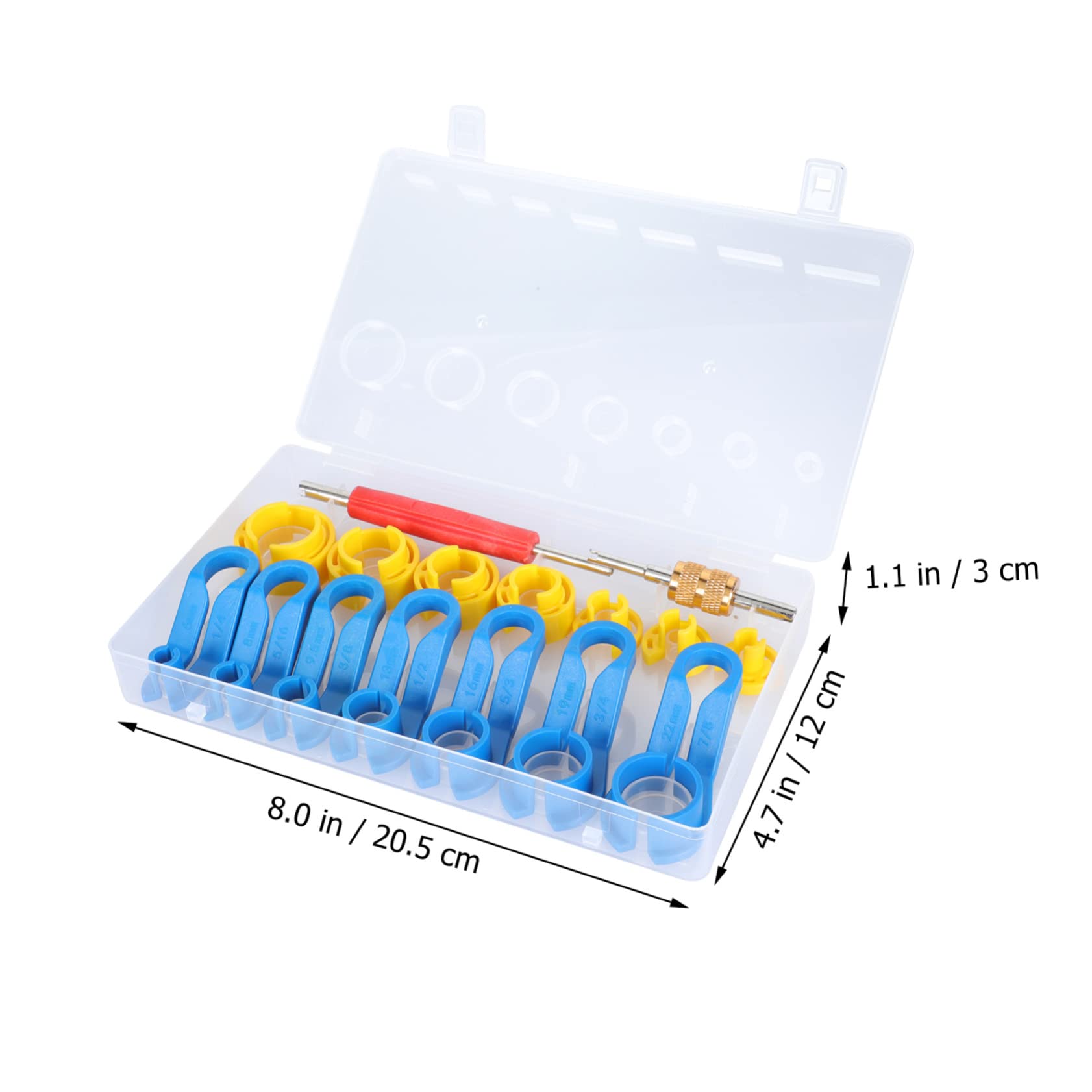 Mikinona 1set Cooler Line Removal Tool Automotive Line Disconnect Tool for Easy Access to Tight Spaces for Repair and Maintenance