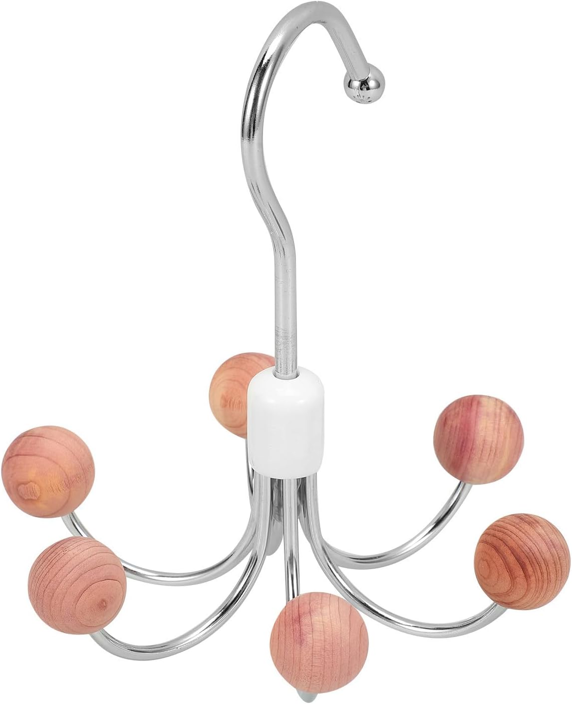 Rotatable Closet Hook Organizer for Purse and Bra Storage