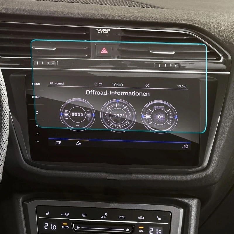 Verre trempé Tiguan 2021 protection d'écran ultra transparente premium