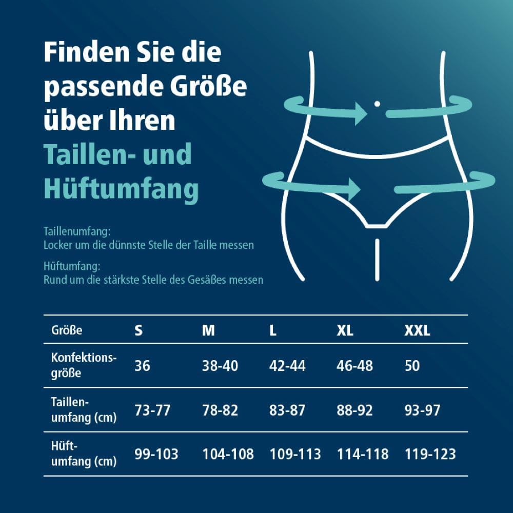 Siegmund 3X Damen Slip mit Spitze am Bund – Bequemer Schutz bei Blasenschwäche, Atmungsaktiv & Wiederverwendbar, Größe XS - XXL