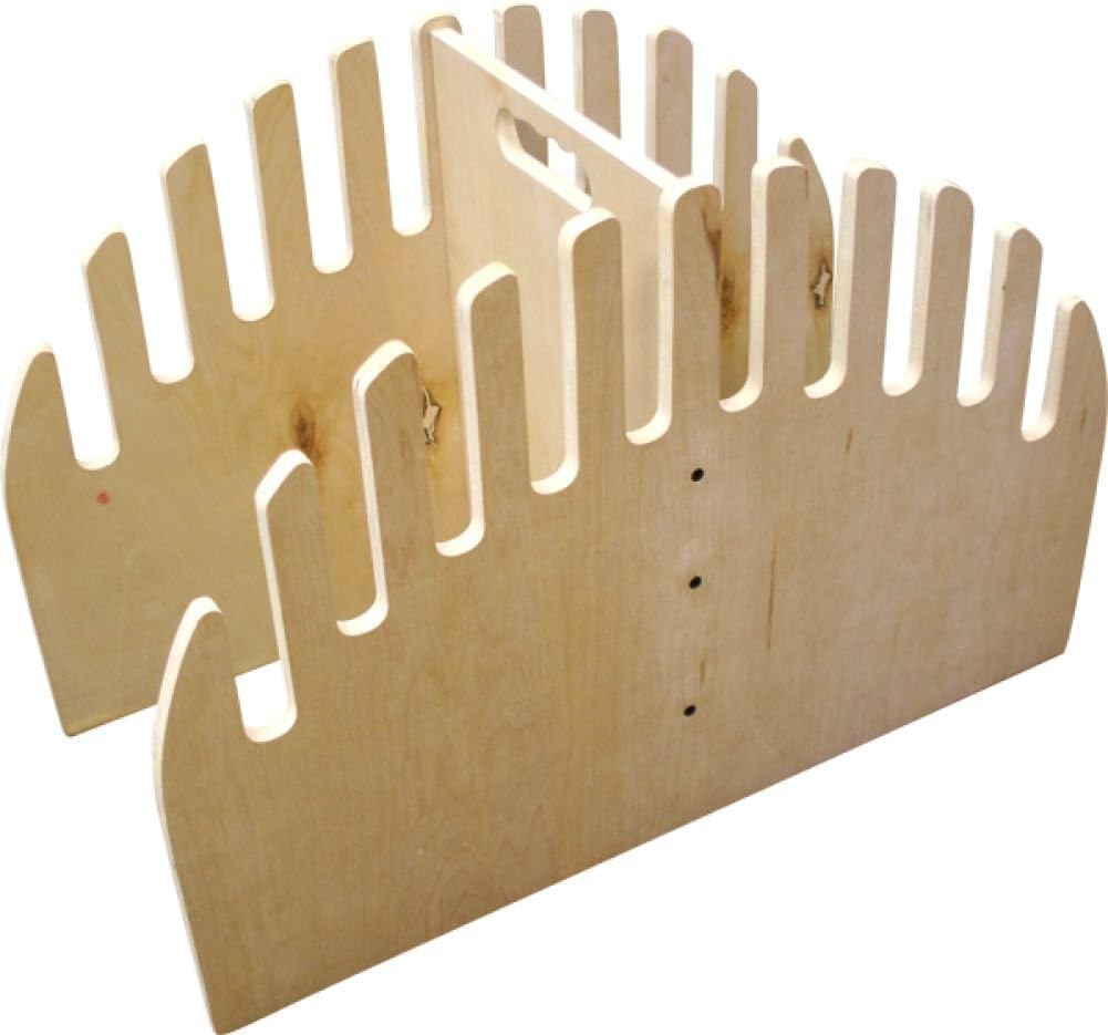 Standing Wood Skimboard Waterfall Rack 10 Slots Surf Board Racks