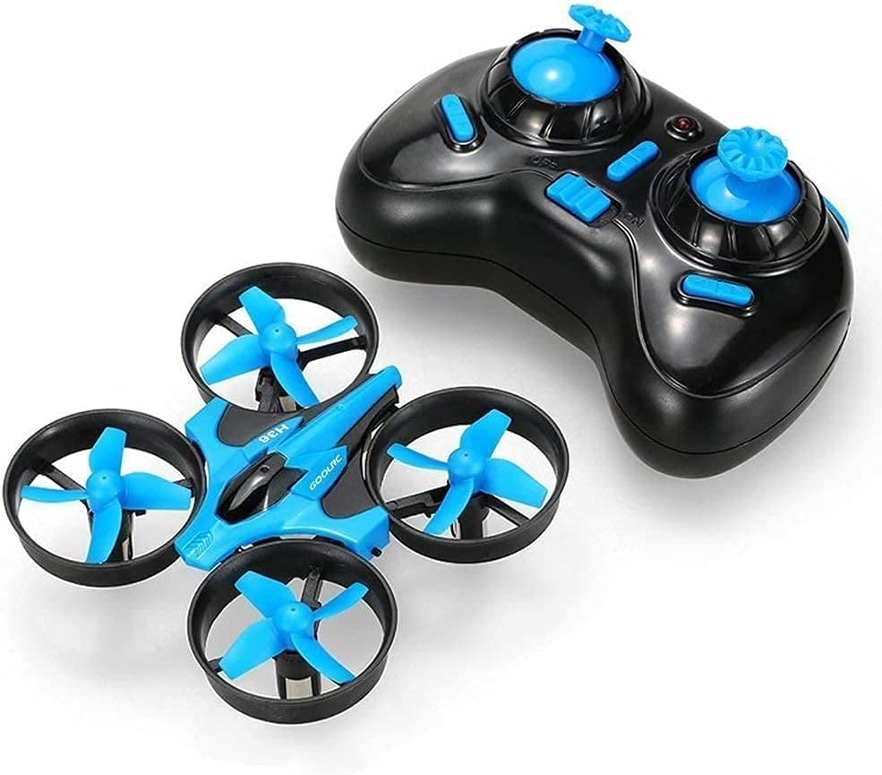 Mini UFO Drone 2.4G 4CH 6 Axis Headless Mode Remote Control Nano Quadcopter RTF Mode 2 Quadcopter(Blue) (1)