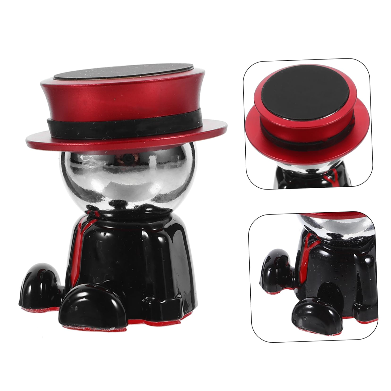 Gatuida 3pezzi Supporto Magnetico Per Smartphone Da Auto Porta Cellulare Con Rotazione Rosso Porta Telefono Auto Magnetico Supporto Per Smartphone Con Funzione Di Rotazione e Protezione