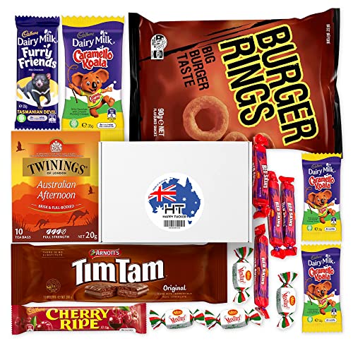 Australian Candy, Australian Snacks, Australian Care Packages - Tim Tams, Cadbury, Arnotts - Happy Tucker