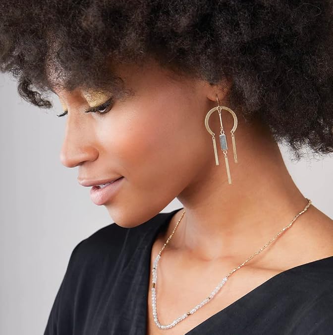 Scout Curated Wears - Dream Stone Earring - Turquoise/Silver