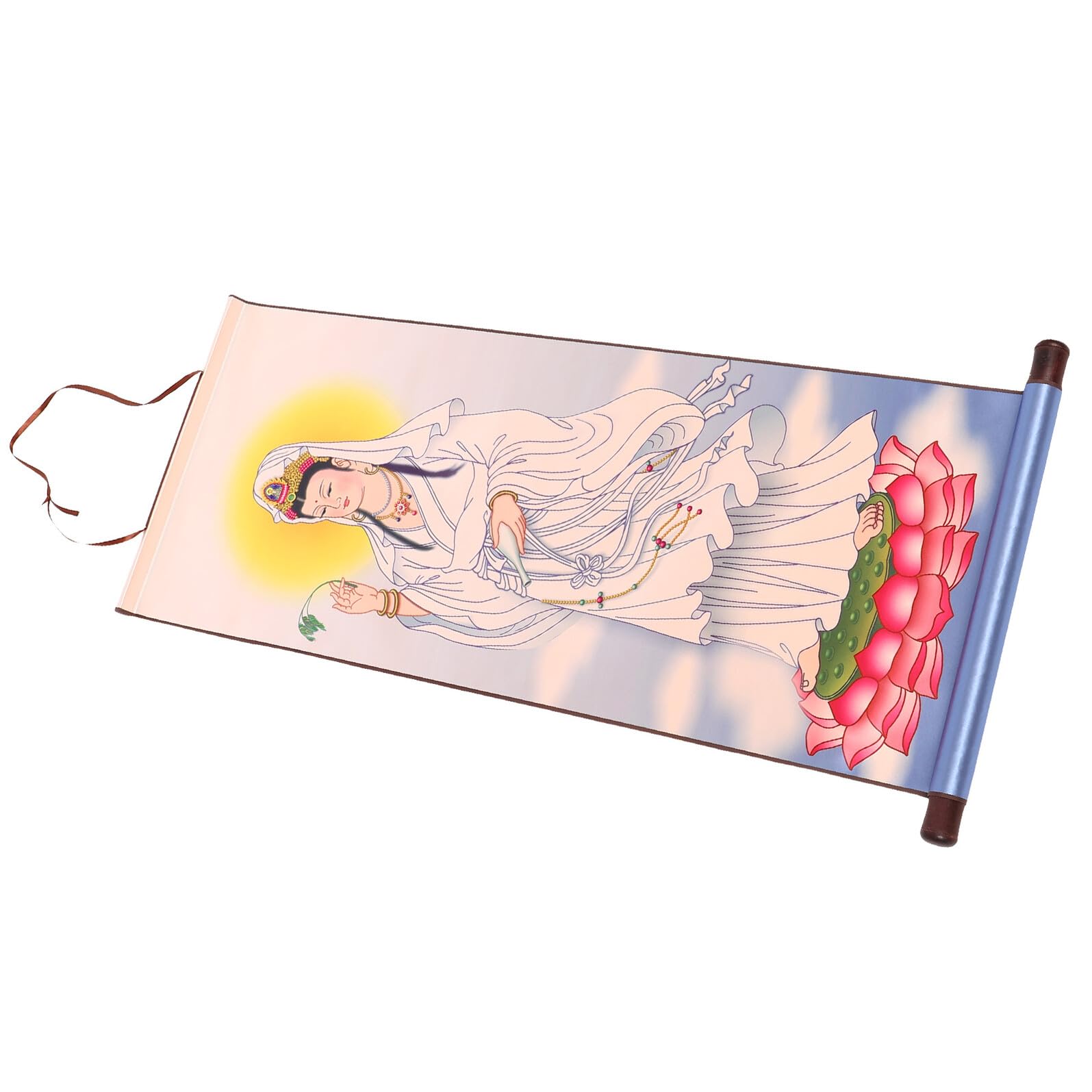 Art mural religieux Guanyin pour instaurer une ambiance sereine chez soi