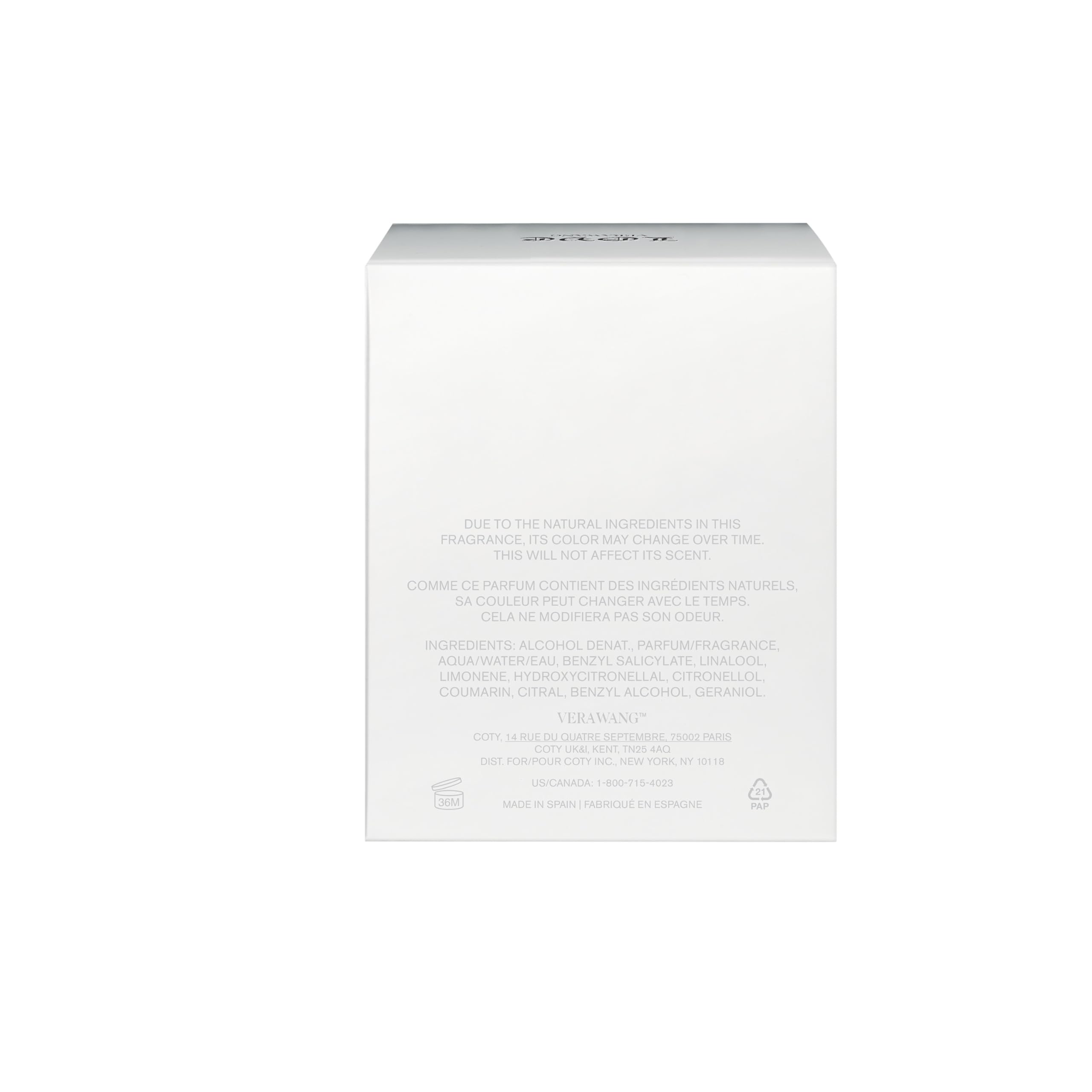 Vera Wang Love Eau de Parfum da Donna | Profumo femminile ambrato floreale con note di mandarino, gelsomino sambac e tuberosa, sensuale, dura tutto il giorno.