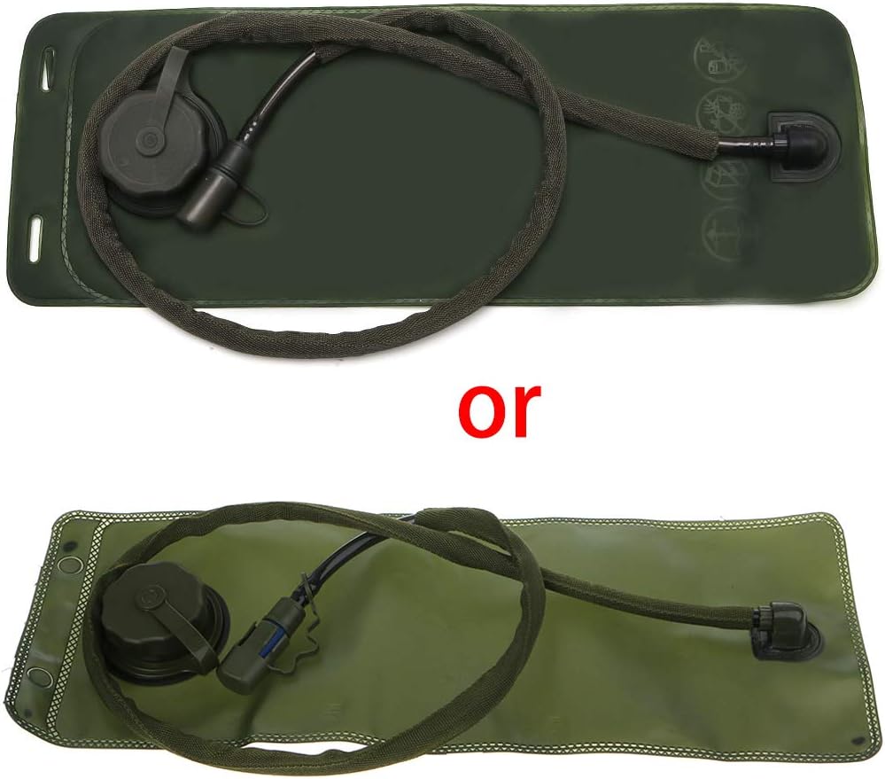 only y TPU 3L Water Bladder Bag Backpack, Military Water Storage Bag Army Green Water Reservoir and Hydration Bladder Bag for Outdoor Camping Hiking Climbing