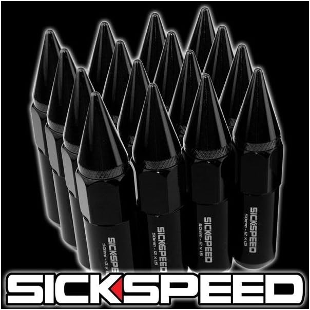 9 Piece 60mm Black Sales Lug Nuts 12 1 5 X 9 Piece 60mm Black Sales Lug Nuts 12 1 5 X
