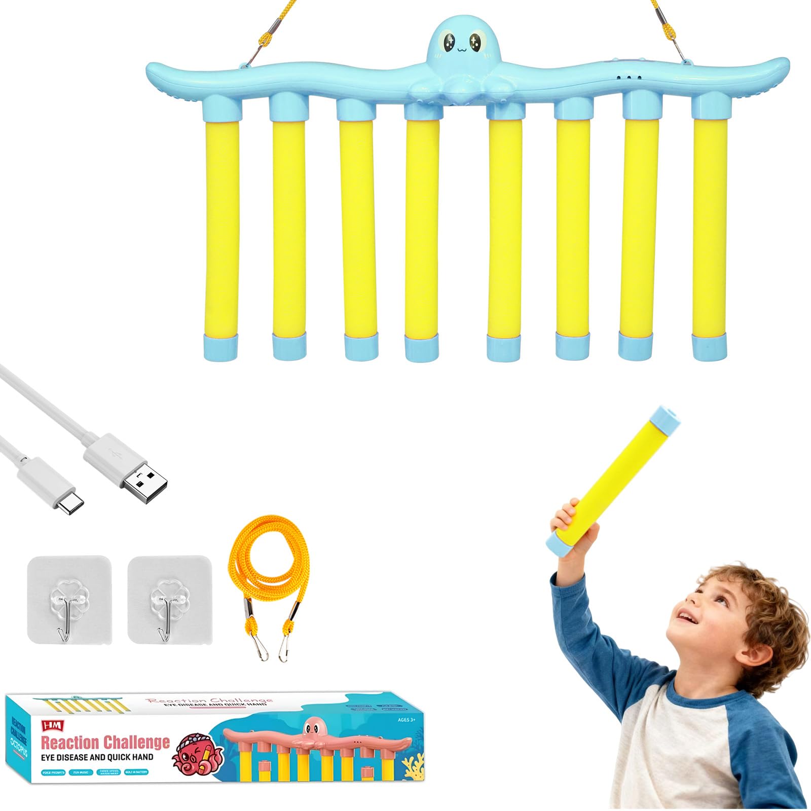 Catching Sticks Game with 3 Dropping Speeds, Drop It Catch It Win It Reaction Game, Drop Sticks Games for Kids & Adults