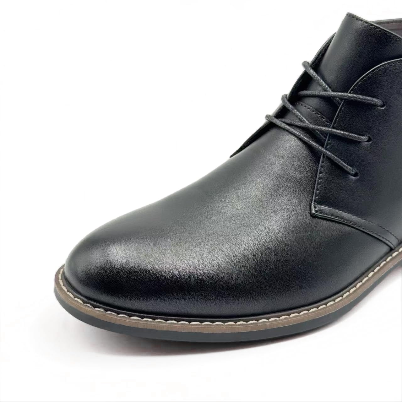 Finishing & Sewing Bottines Chukka classiques décontractées à lacets pour homme