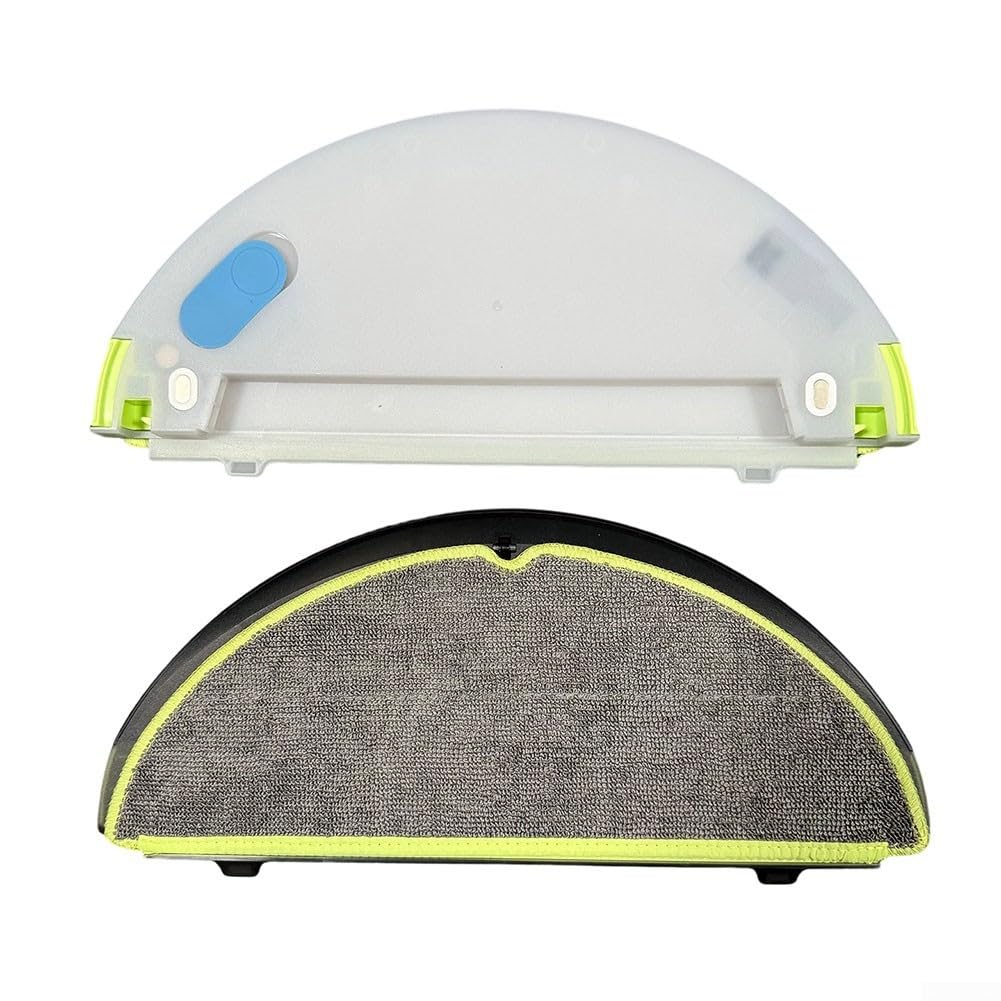 Compatibile con Roomba 205 Serbatoio dell'acqua a prova di perdite, confezione da 2 per robot aspirapolvere, con struttura in lega ABS, include serbatoio dell'acqua e (nero)