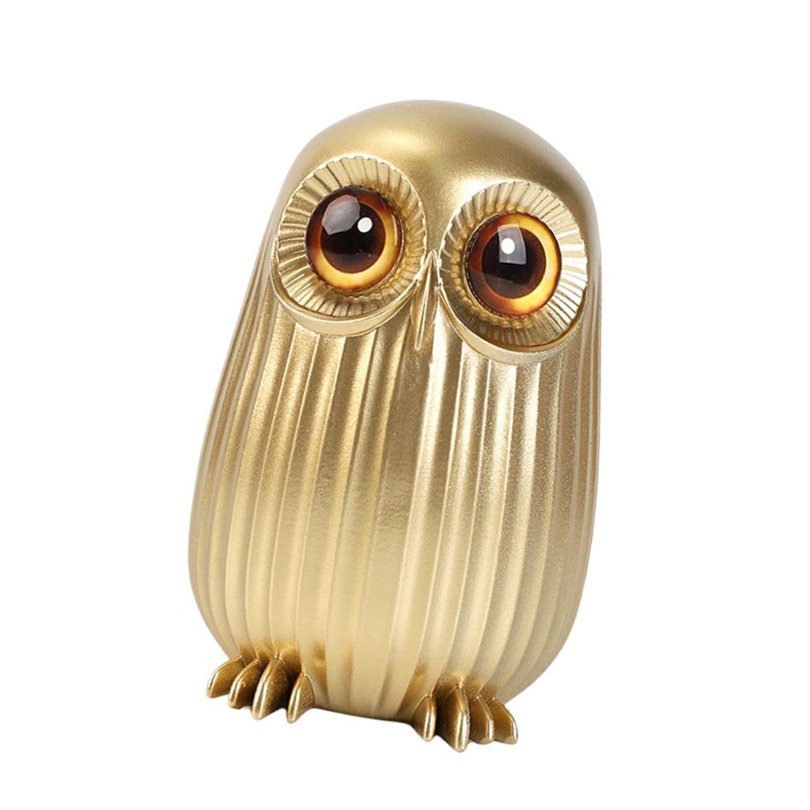 PANGBOER Owl Figurine Home Decors Accents Lovely Small Animal Sculpture Vintage Owl Figurines for Bookshelfs, Bedroom, Living Room Statue Home Decors Accents