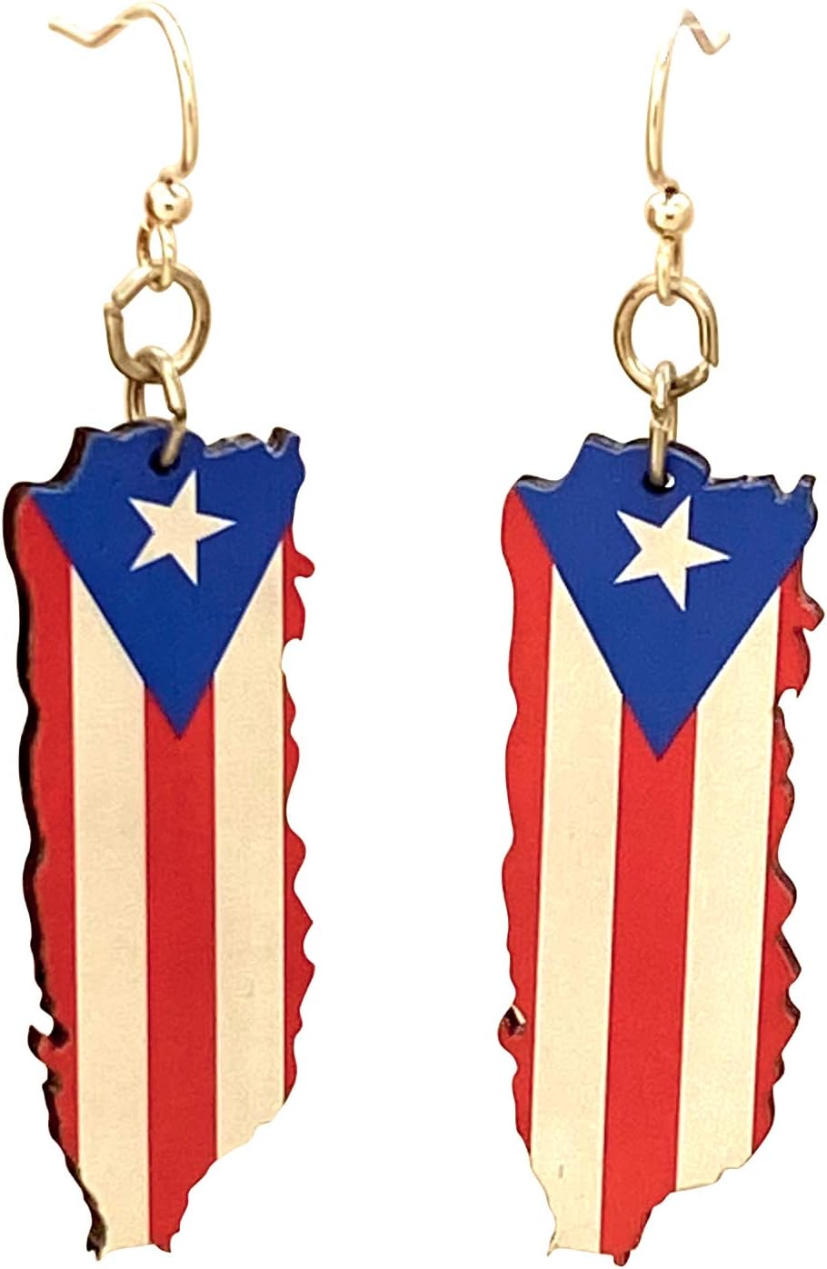 Puerto Rican Flag Earrings