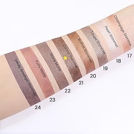 evpct 2Pcs Cream Eyeshadow Sticks Set for Eyes Waterproof, Cocoa Shimmer Matte Eye shadow Stick Pencil Pen Bulk sombras en crema para ojos 21+21