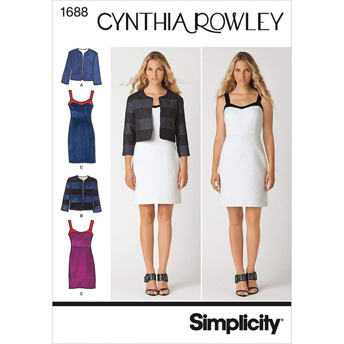 Robes et veste Cynthia Rowley Collection Simplicité 1688.h5