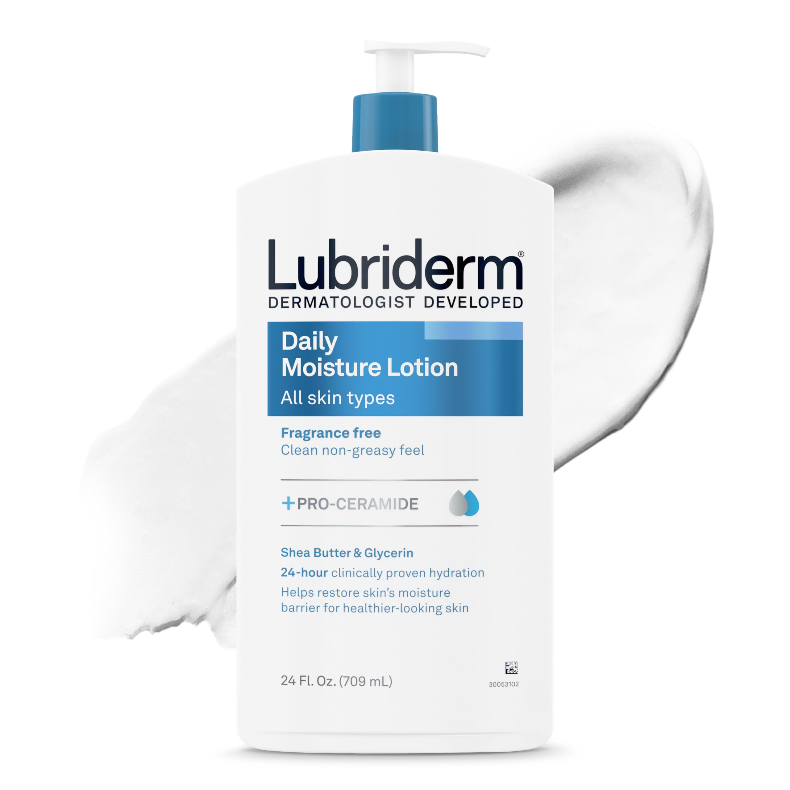 Amazon.com : Lubriderm Fragrance Free Daily Moisture Body Lotion +