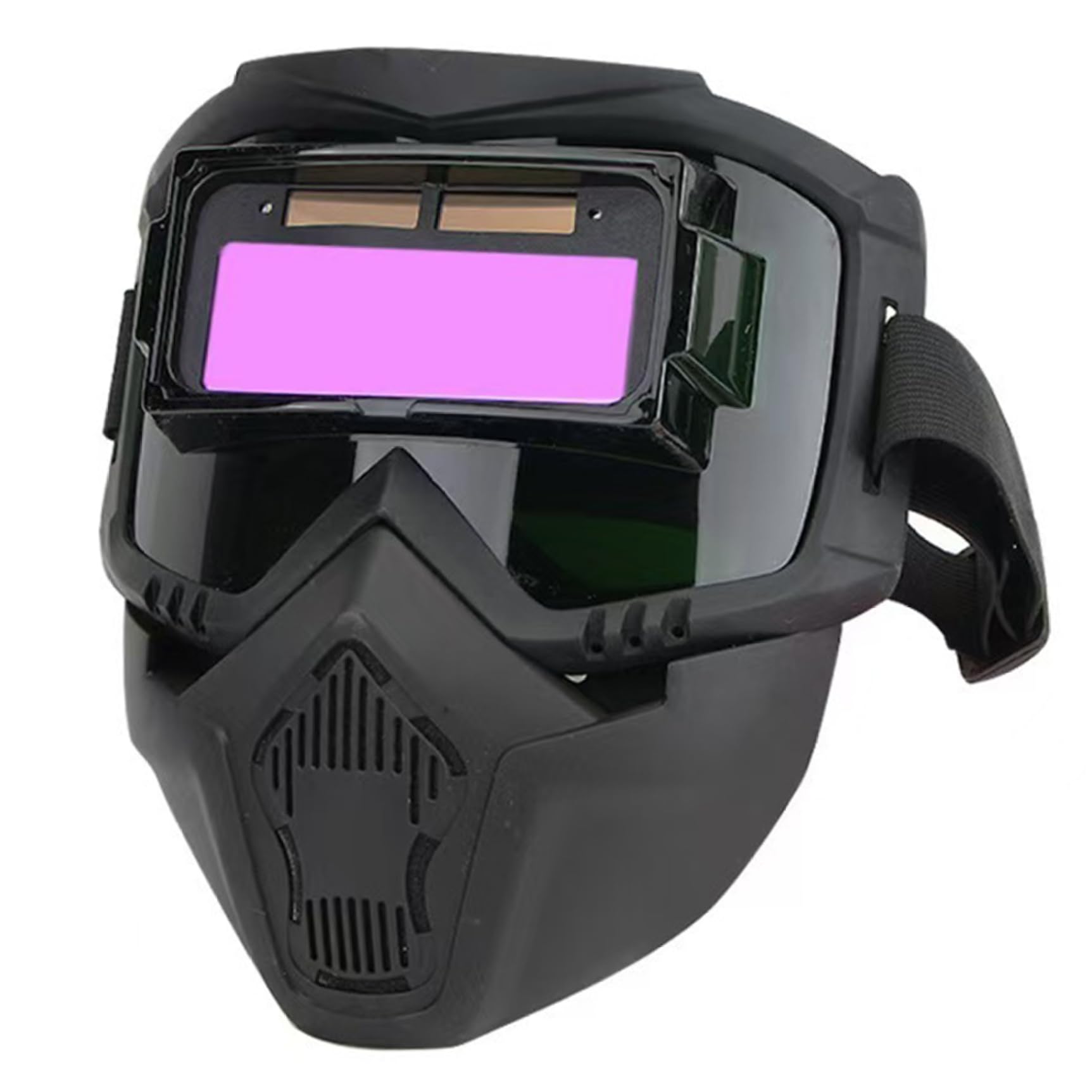 Welding Helmet with Auto Darkening Filter - Professional Welder Mask with, Removable Lens for Helmet & Goggle Modes, True Color View for Arc Welding & TIG Welder