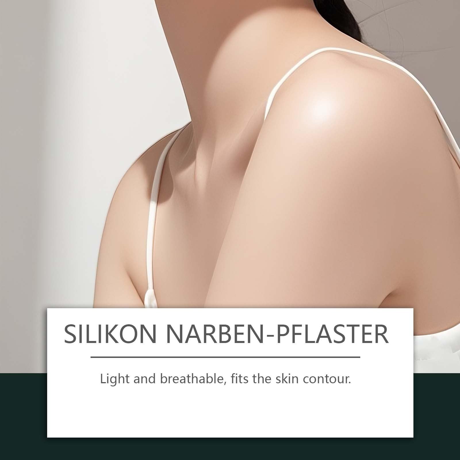 Foglie di cicatrice in silicone medico per la cura della pelle di bellezza tagliabili, con collagene, impermeabili fogli medici per taglio cesareo e cheloidi, traspiranti, Imper