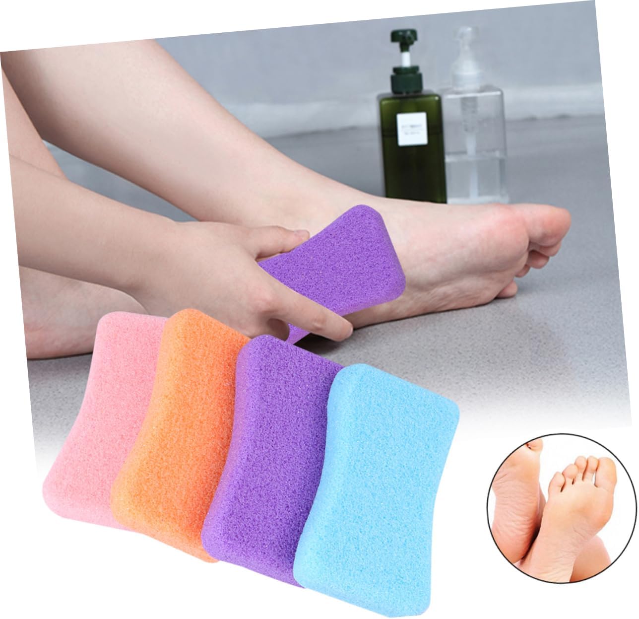NOLITOY 18pcs Pumice Stone for Foot Care Practical Dead Skin Remover and Exfoliating Tool Random for Men and Women Promotes Skin