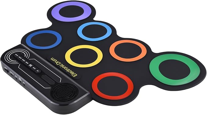 Set compacto de batería electrónica con metrónomo miniatura 7