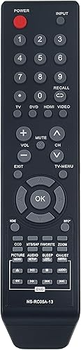 Miniatura 6 de NS-RC05A-13 NS-RC04A-12 Reemplazo LCD TV DVD Combo remoto para Insignia NS-32LD120A13 NS-24LD100A13 NS-29LD120A13 NS-19ED200NA14 NS-28ED200NA14