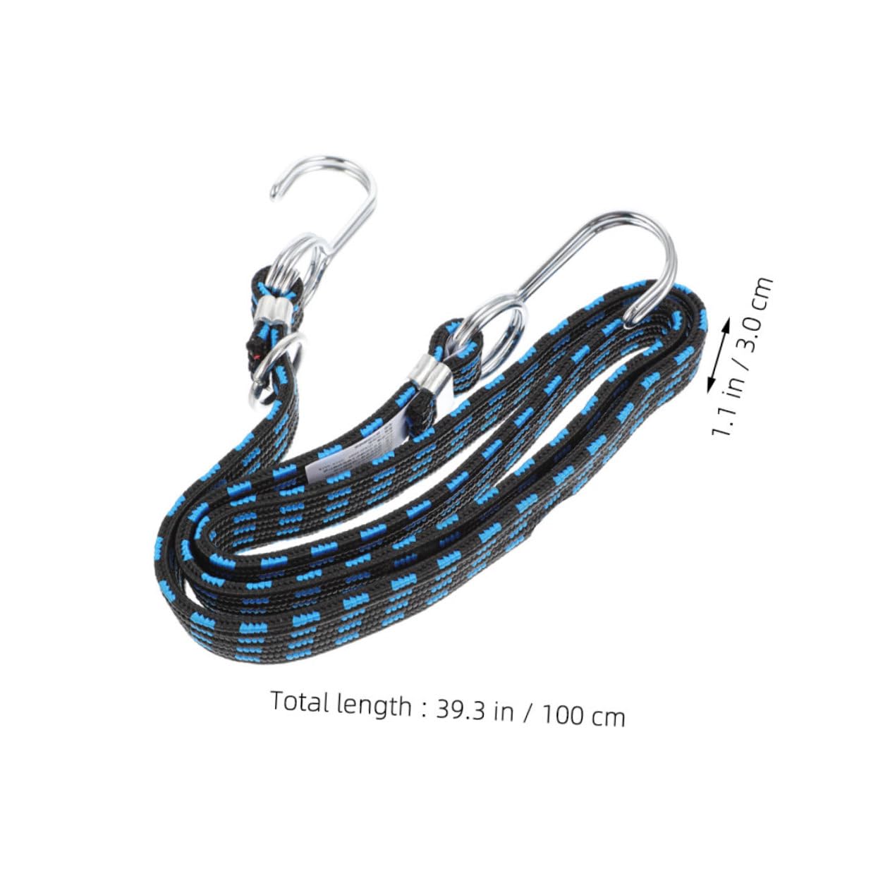 SOESFOUFU Thicken Trailer Rope with Reinforced Hook Sturdy Tow Strap for Safe Towing and Transport Portable and Lightweight Emergency Bundling Belt for Outdoor Travel and Daily Use