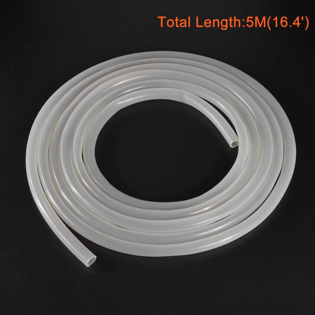 Sourcingmap Silicone Tube 12mm ID X 16mm OD 16.4 Feet 5 Meter Flexible Silicone Rubber Tubing Water Air Hose Pipe Translucent for Pump Transfer - Image 4