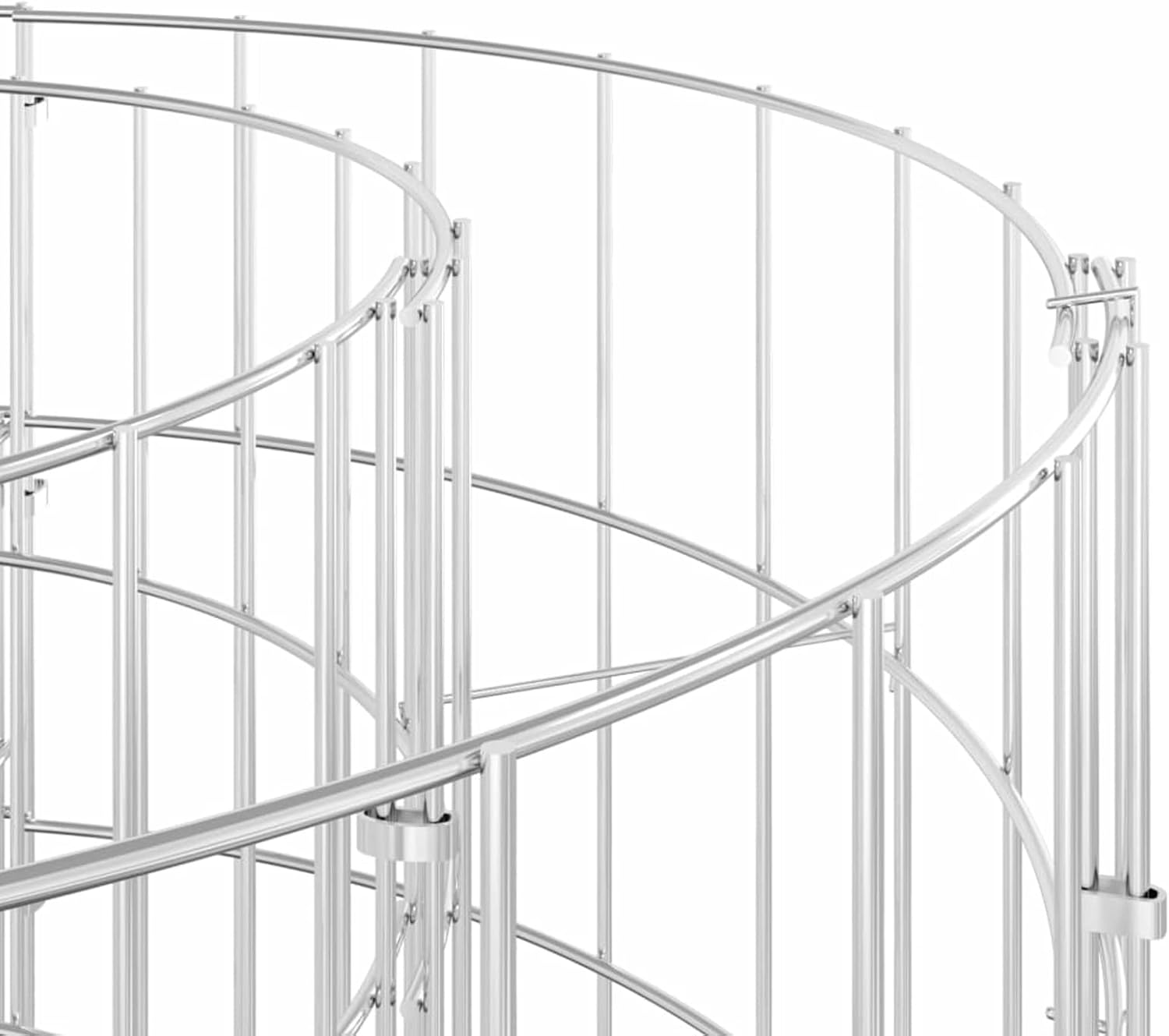 Gabions Raised Bed Stone Basket Plant Pot Stone Gabions Gabions Wire Basket Gabion Basket Spacer Gabion Column Gabion Fence 50 x 100 cm Galvanised Steel