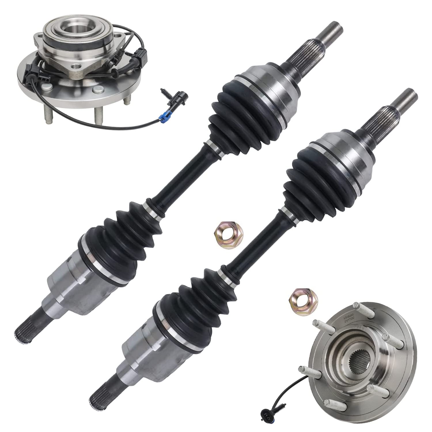 CV Half Shaft Axle For 2006-2010 Hummer H3 – Front Driver Or Passenger Side (Sold Individually)