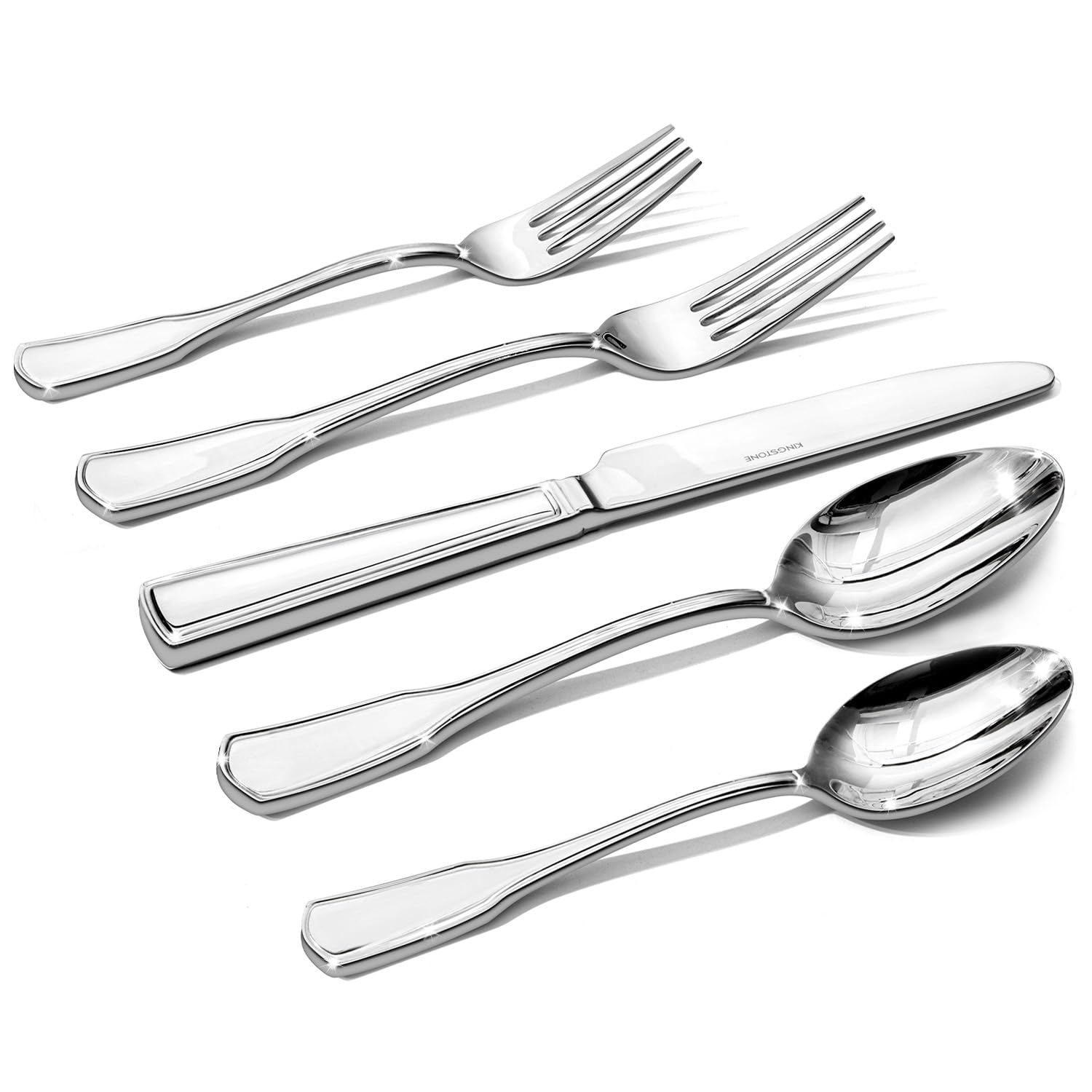KINGSTONE 40-Piece Silverware Set