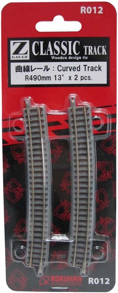 Z gauge rail curve R490mm R012 13 A?? by Rokuhan