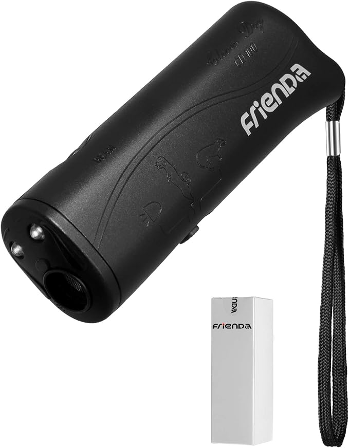 LED Ultrasonic Dog Repeller and Trainer Device 3 in 1 Anti Barking Stop